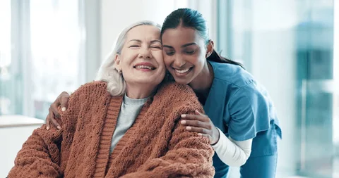 Seniors enjoying an activity